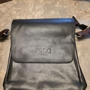 Black Leather Men's Bag
